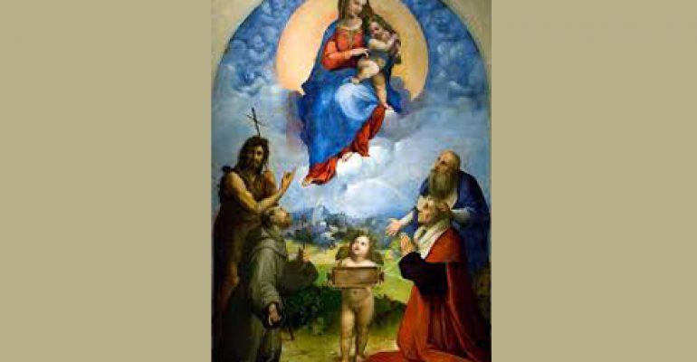 LA MADONNA DI FOLIGNO PER DONARE LUCE E GIOIA