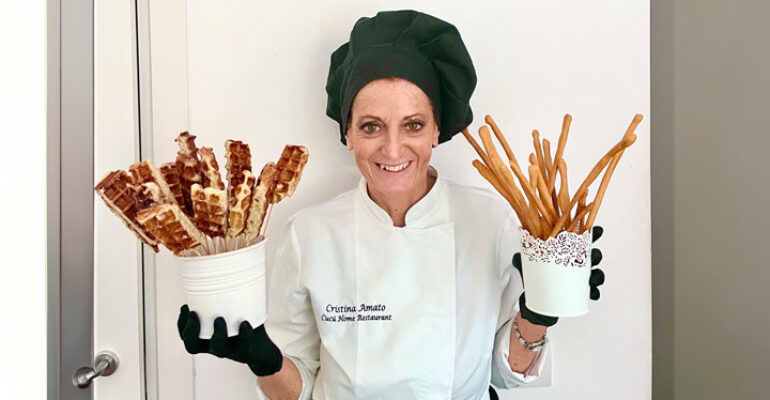 Il menù della chef Cristina Amato per festeggiare le donne e i loro sogni…